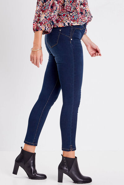 Tregging taille standard denim brut femme