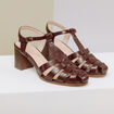 Sandales prune femme