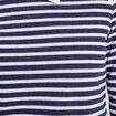 T-shirt manches 3/4 bleu marine femme