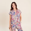 Chemise sans manches mauve femme