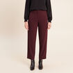 Pantalon bordeaux femme