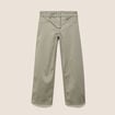 Pantalon r&eacute;versible gris femme