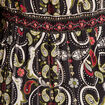 Robe &eacute;vas&eacute;e fluide noir femme