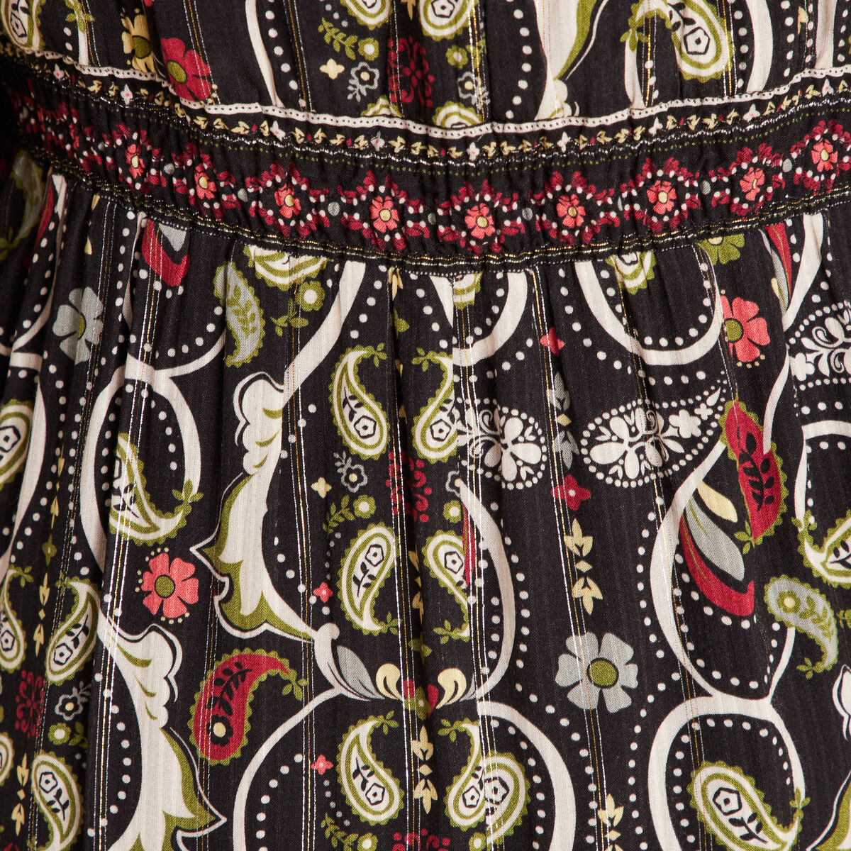 Robe &eacute;vas&eacute;e fluide noir femme