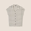 Blouse manches courtes blanc femme