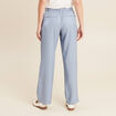 Pantalon flou irisé bleu clair femme