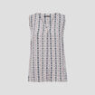 Blouse sans manches ecru femme