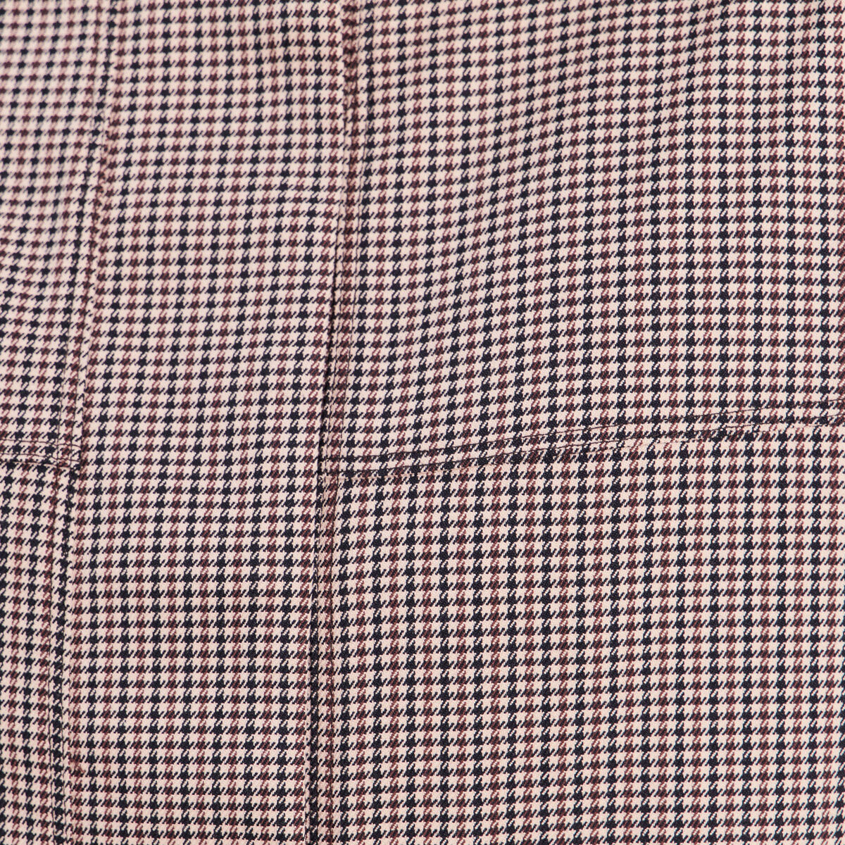 Veste col montant doubl&eacute;e marron femme