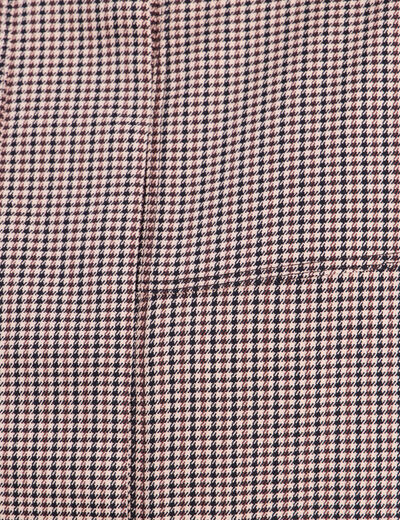 Veste col montant doubl&eacute;e marron femme