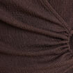 Combinaison pantalon marron foncé femme