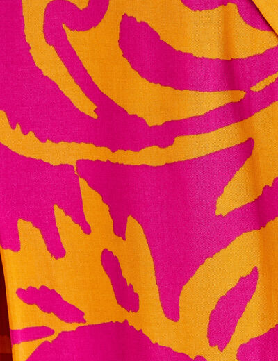 Blouse manches 3/4 jaune foncé femme