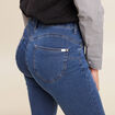 Jeans léger taille standard 7/8ème denim double stone femme