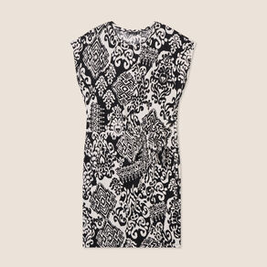 Robe courte ajustée noir femme