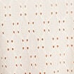 Blouse manches courtes nouée ecru femme