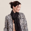 Foulard noir femme