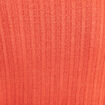 T-shirt col nou&eacute; manches longues rouge fonc&eacute; femme