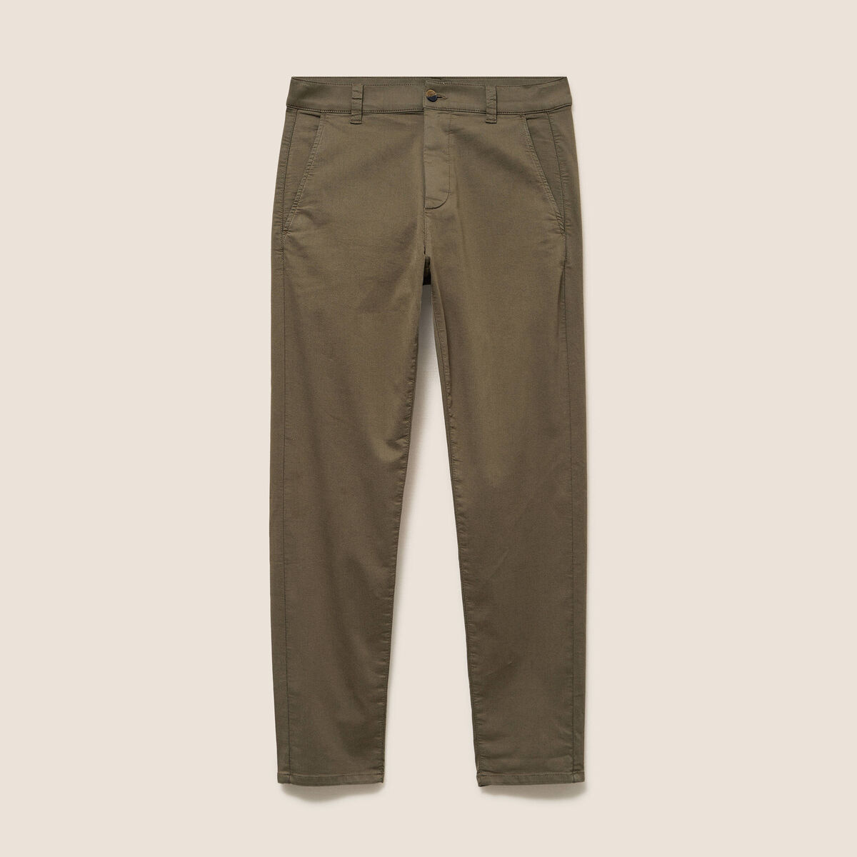 Pantalon Magique Monsieur le Leger chino vert kaki femme