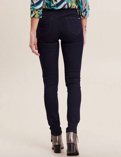 Jeans léger taille standard long denim brut femme