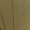 Pantalon large 7/8&egrave;me taille haute vert kaki femme