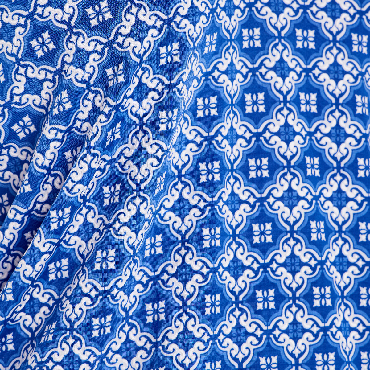 T-shirt &agrave; manches courtes bleu fonc&eacute; femme