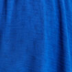 Robe évasée taille smockée bleu electrique femme