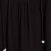 Blouse ample sans manches col rond noir femme