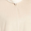 Poncho cape coupe ample ivoire femme