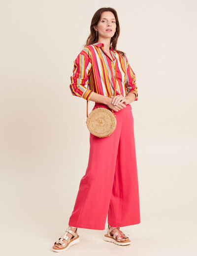 Chemise rayée femme multicolore femme