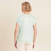 T-shirt manches courtes vert clair femme