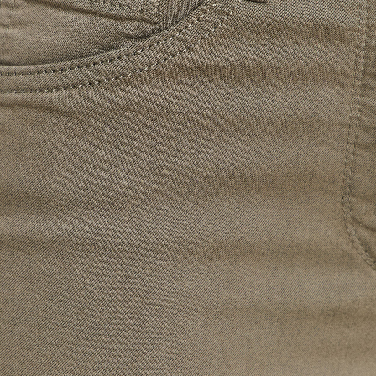 Pantalon magique Le L&eacute;ger coupe droite vert kaki femme