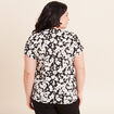 T-shirt manches courtes noir femme