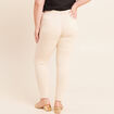 Pantalon magique Le L&eacute;ger coupe ajust&eacute;e ivoire femme