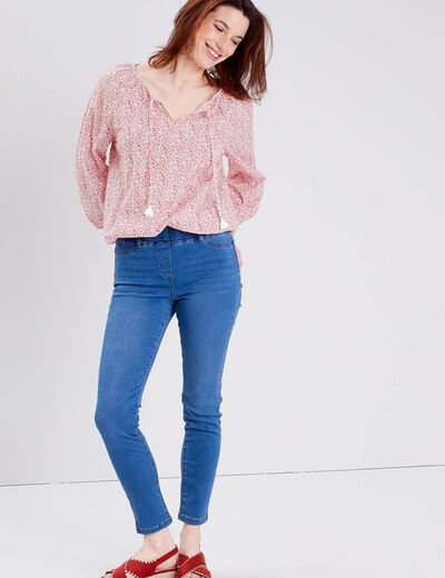 Tregging taille standard denim double stone femme