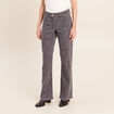 Jean bootcut longueur standard denim gris femme