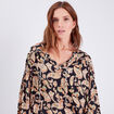 Blouse manches longues noir femme