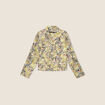 Veste boutonn&eacute;e vert femme