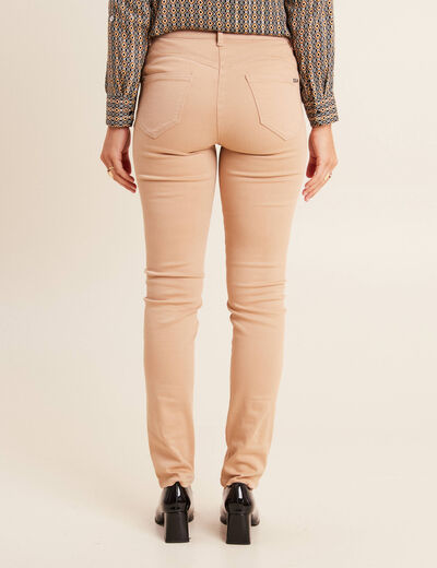 Jean magique ajusté taille standard sable femme