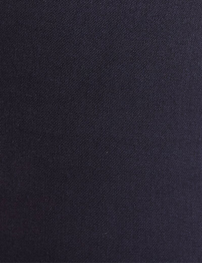 Pantalon léger taille standard 7/8ème bleu marine femme