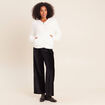 Bomber ecru femme