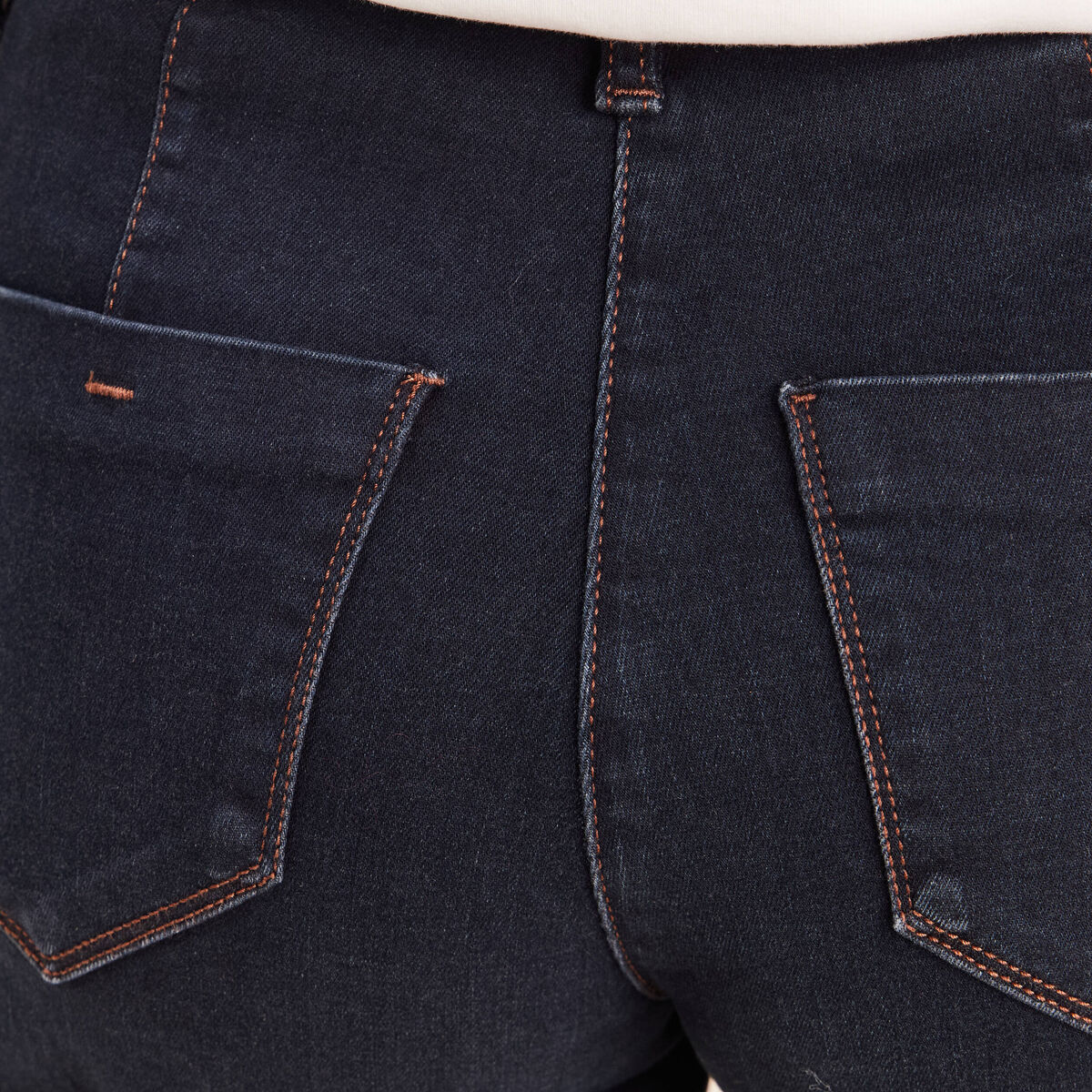 Pantalon magique coupe barrel l'Unique denim blue black femme