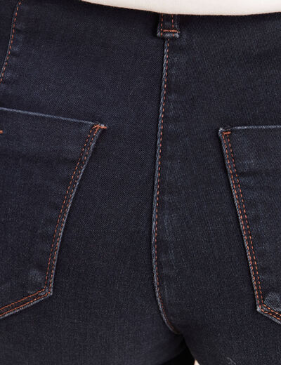 Pantalon magique coupe barrel l'Unique denim blue black femme