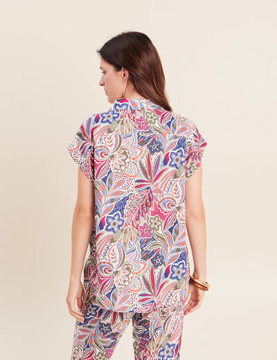 Chemise sans manches mauve femme