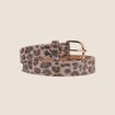 Ceinture fine avec strass couleur cuivre femme