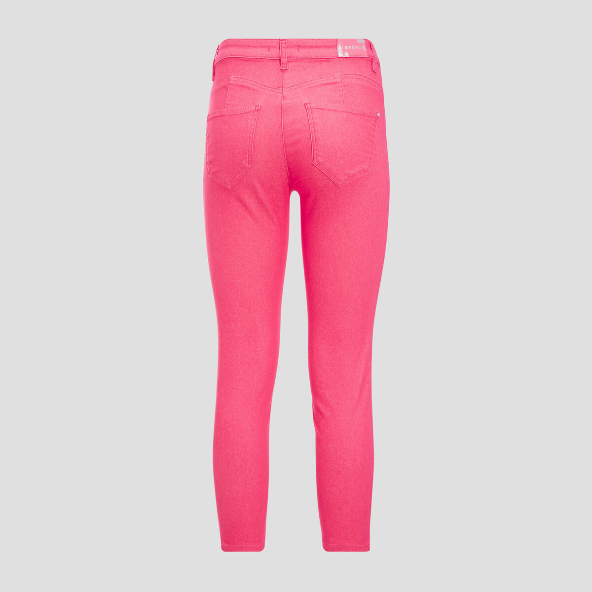 Pantacourt taille standard rose framboise femme