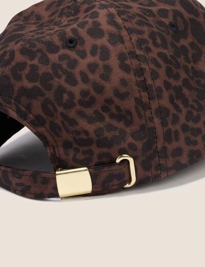 Casquette marron femme
