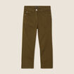 Pantacourt magique Le L&eacute;ger coupe droite vert kaki femme
