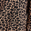 Blouse manches 3/4 noir femme