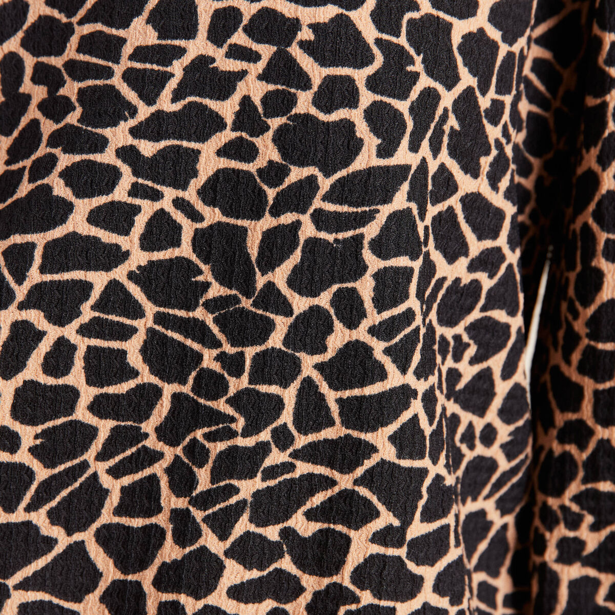 Blouse manches 3/4 noir femme