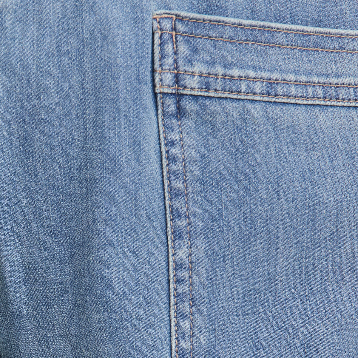 Jean large à coulisse denim double stone femme