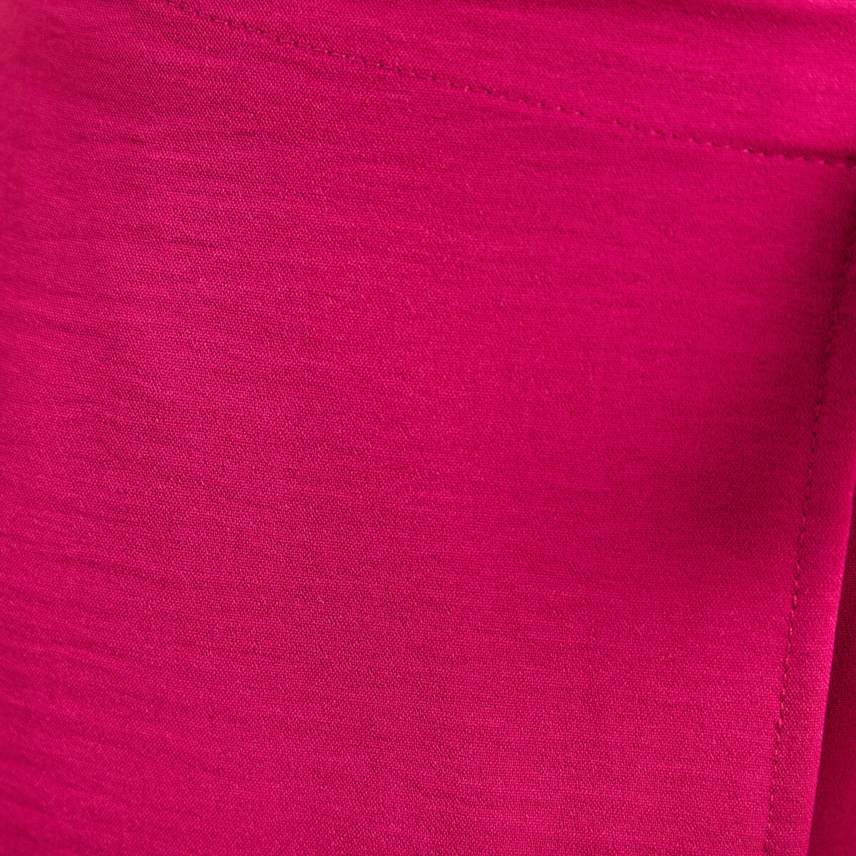 Pantalon coupe large portefeuille rose fushia femme